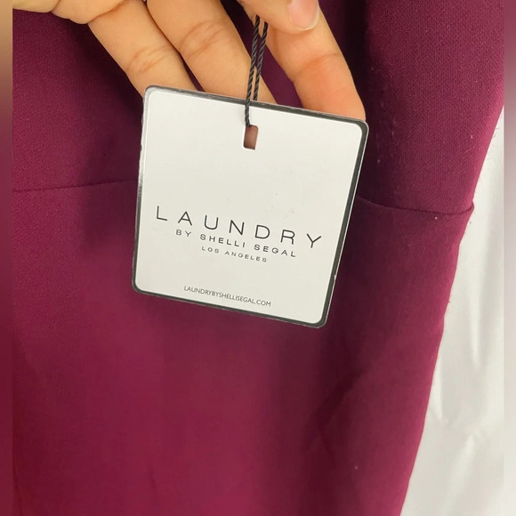 NWT Laundry Wine Sleeveless Mermaid Dress 4 - Picture 2 of 11